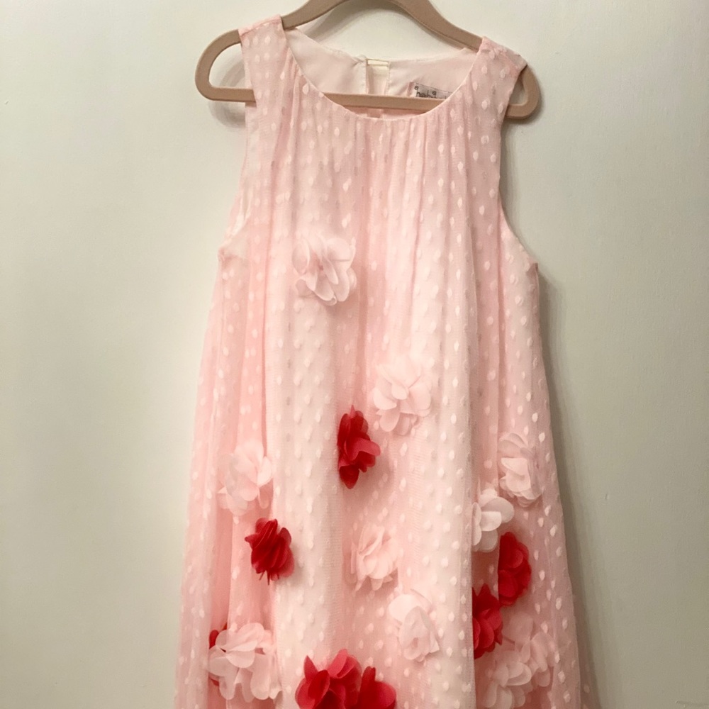 Halabaloo 6x Pink Flower Dress